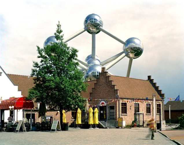 Brussels 1958 World's Fair, "A World View: A New Humanism," Atomium