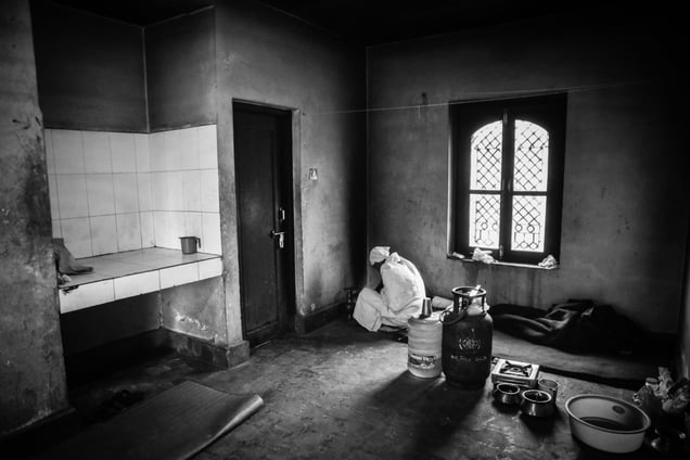 It is said there was a time when mourning rituals were practiced for thirteen years - a long period of penance by the kin to liberate the soul for its ascent into heaven. The period has now been reduced to thirteen days, during which mourners refrain from touching anyone, survive on one meal a day and practice other arduous rituals.