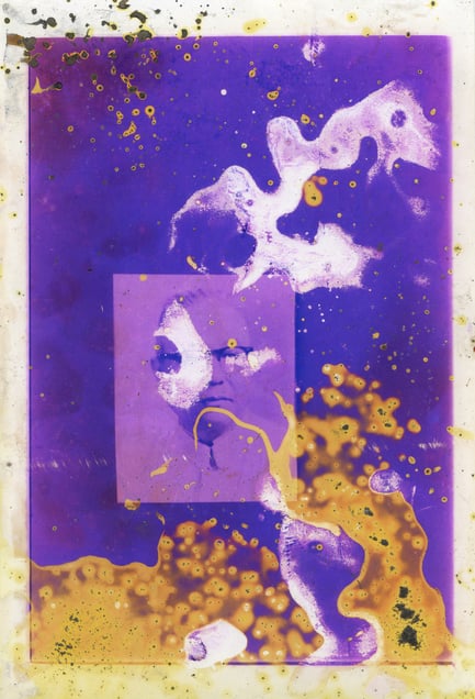 Untitled XII, (Lunar Caustic) C Type, Acid, Silver Nitrate, 2014, 215 mm x 144 mm