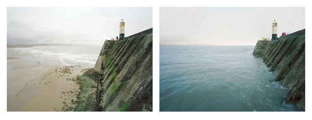 Grand Prize Winner, Portfolio Category Lens Culture International Exposure Awards 2011
Porthcawl, Glamorgan. 17 May 2007. Low water 12 noon, high water 8 pm, from the series Sea Change © Michael Marten