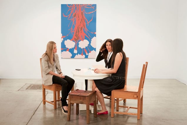 Matthew Marks, Art Basel Miami Beach 2010  Artist: Gary Hume © Andy Freeberg