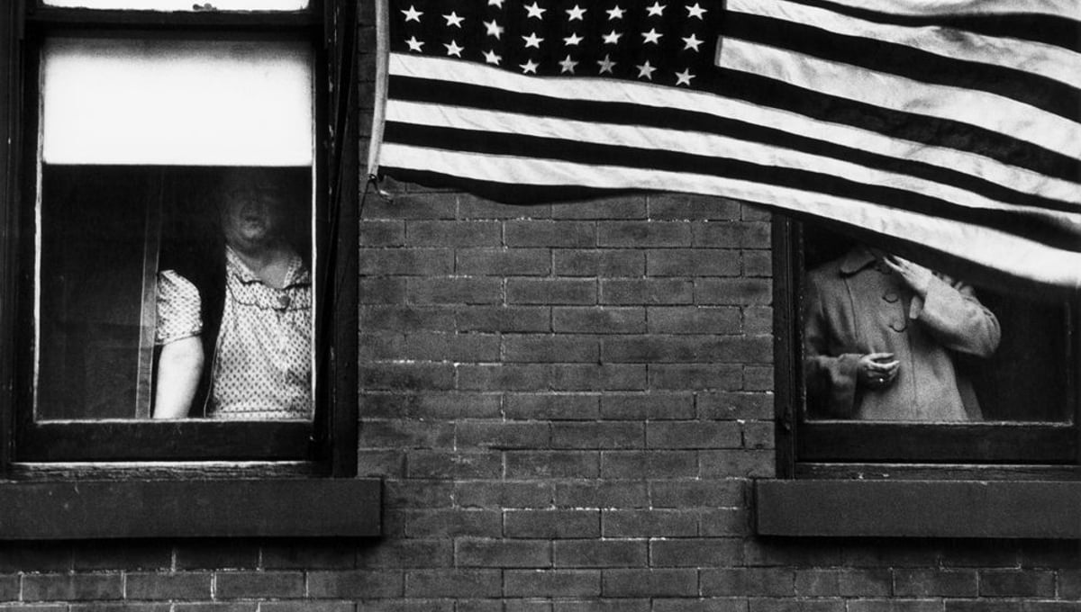Parade  Hoboken, New Jersey, 1955. From The Americans