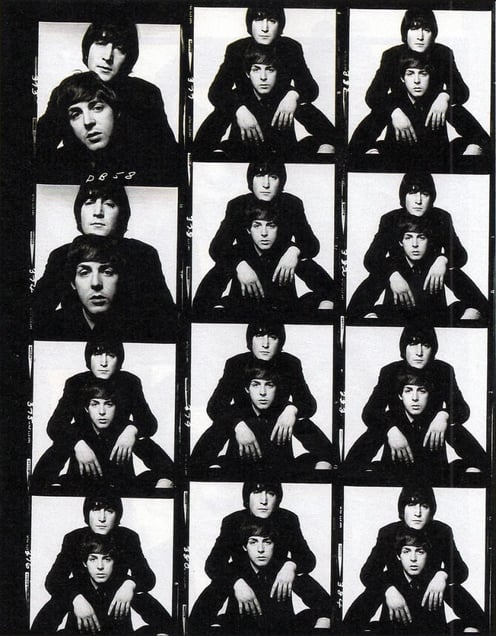 Beatles Proof Sheet, 1965 © David Bailey