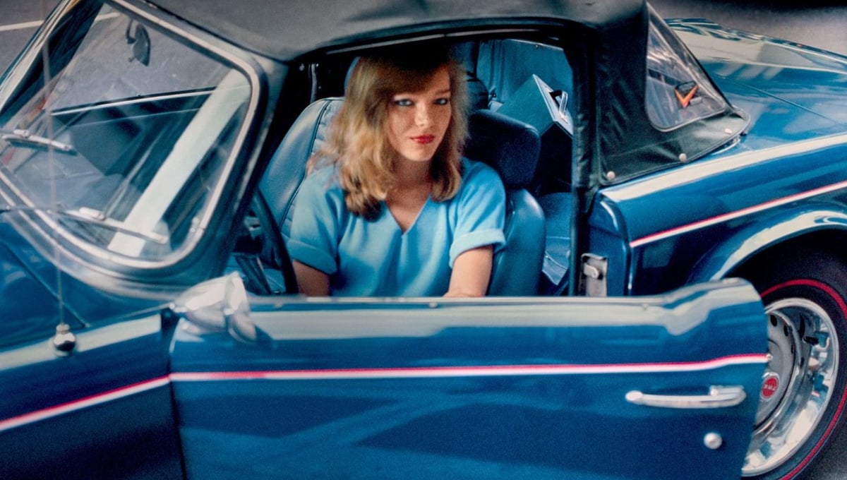 Blonde in a Blue Convertible, New York, NY, 1981 © Robert Herman