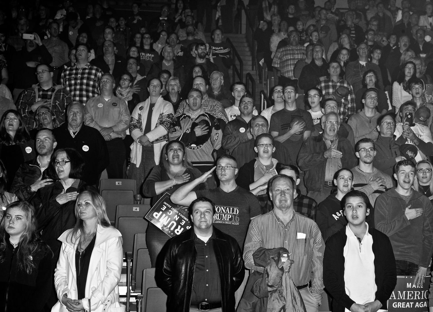 At a Trump Rally, 2016