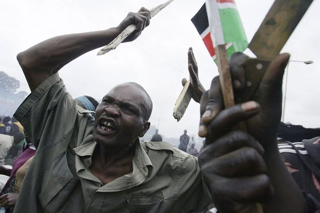 2nd prize Spot News Stories © Roberto Schmidt, Colombia/Germany, Agence France-Presse. Kenya election unrest, Nairobi, 29-31 December.