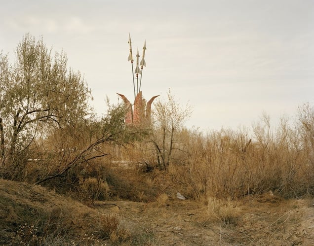 Priozersk II (tulip flowers), Kazakhstan © Nadav Kander, part of the Prix Pictet retrospective