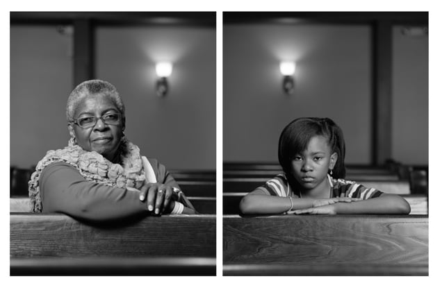 Mary Parker and Caela Cowan, from "The Birmingham Project," 2012