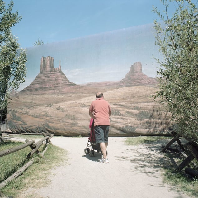 Monument Valley, Cowboyland, Voghera, Italy, 2014