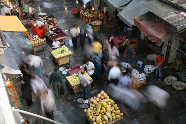 From the series, Bazaar, © Reza Golchin