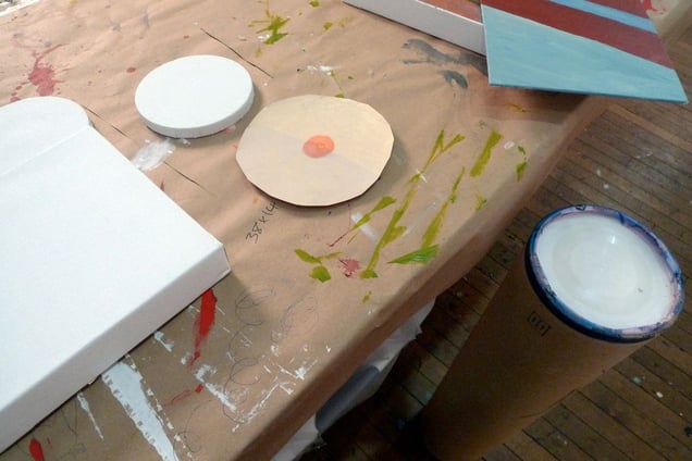 Susan Weil's studio © 2010 Christopher Rauschenberg