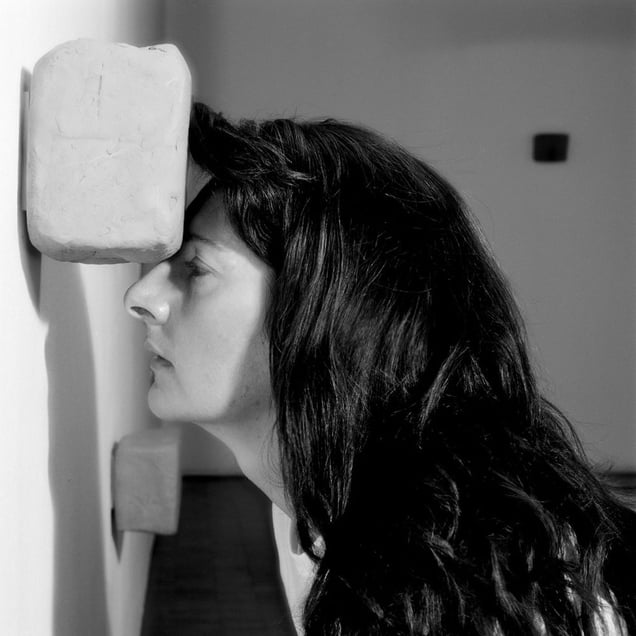 Marina Abramovic, Musée National d'Art Moderne-Centre Georges Pompidou, Paris 1990