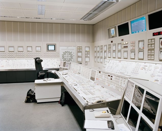 Nuclear Power Plant, Grafenrheinfeld, control room © Michael Danner