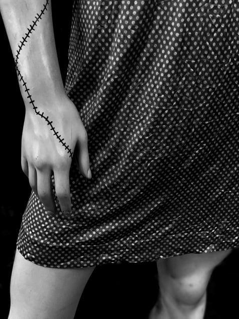 Mannequin with Stitches