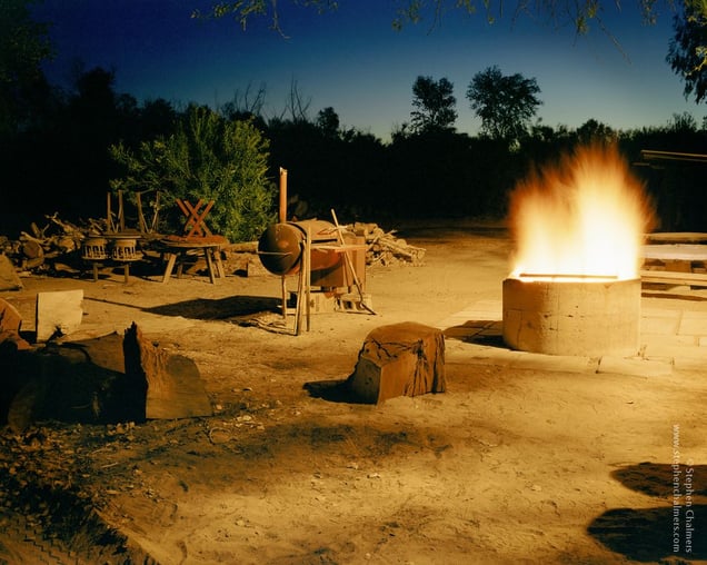 Warming Fire, from the series, Transience © Stephen Chalmers