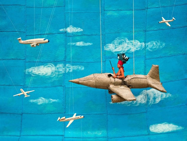 Walé Asongwaka Takes Off © Patrick Willocq. Recipient of the Prix découverte