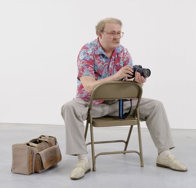 Duane Hanson: Man with Camera, 1991 © Akademie Der Kunste, the Estate of Duane Hanson/Licensed by VAGA, New York, NY