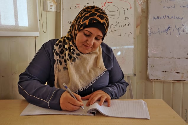 Presentation of the education project by a teacher, 2