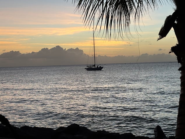 Sunset From Drift Bar & Restaurant, Holetown, Barbados