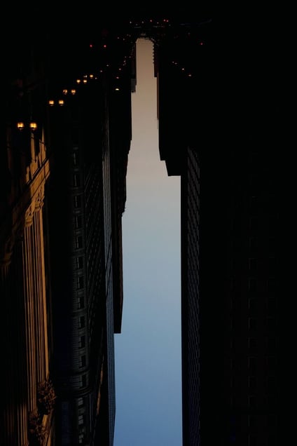 BUILDINGS MADE OF SKY II (detail), 2009 © Peter Wegner