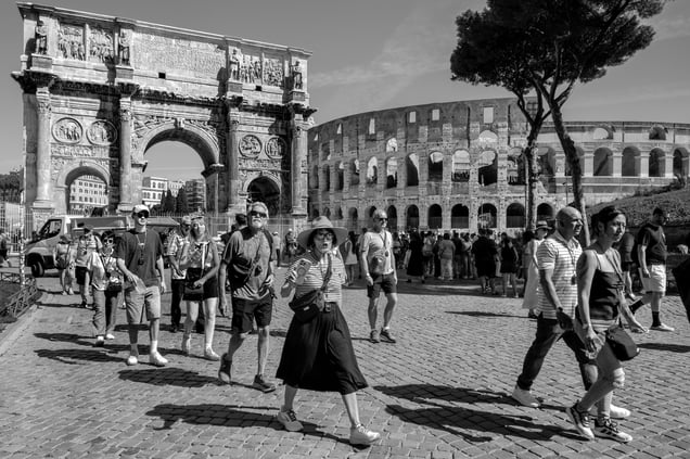 Out from Colosseum area