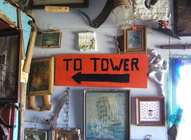 In the Tower Museum, 2007.