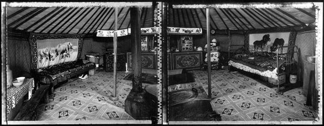 Ger Interior (Nomadic Mongolia #13), 2002. © Elaine Ling