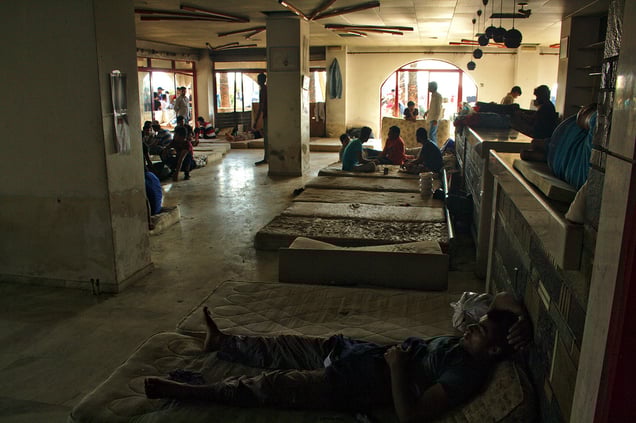 Captain Elias resort, reception area