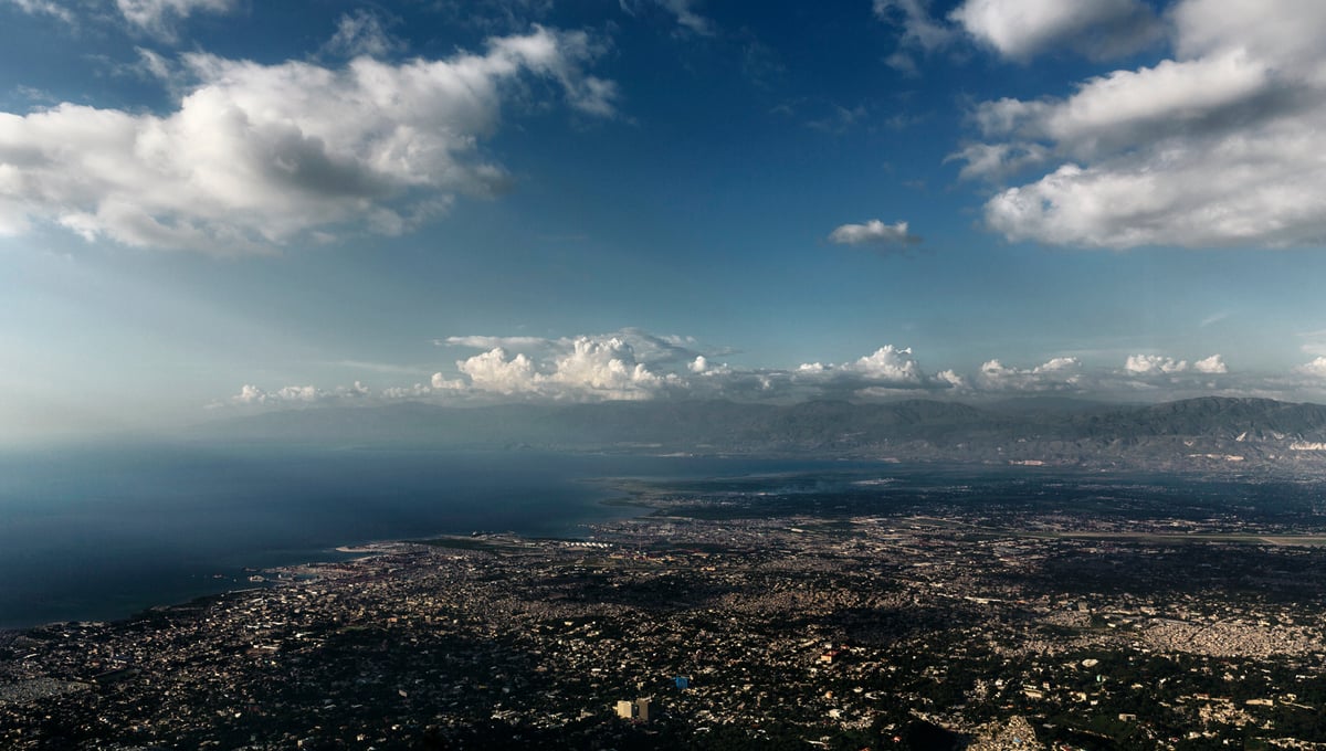 A view from above of Port-au- Prince. November 20, 2014
