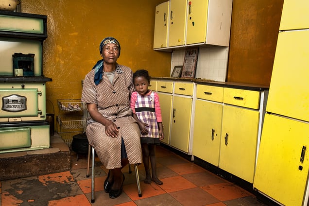 Matsekelo Masupha with her granddaughter - Lesotho 2015