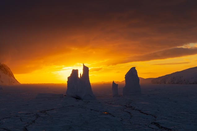 The Captains Castle Iceberg, Lemaire Channel, Antarctica 14 DEC 2021