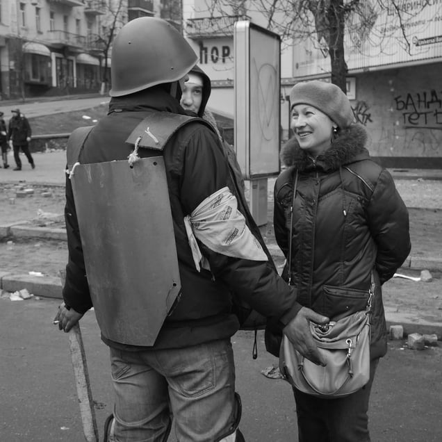 Ukraine Revolution, Kiev, February 2014 © Alfred Yaghobzadeh