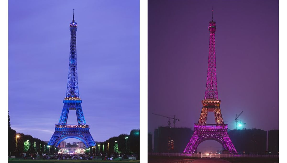 From the series "The eiffel tower(s)" Paris, France / Hangzhou, China