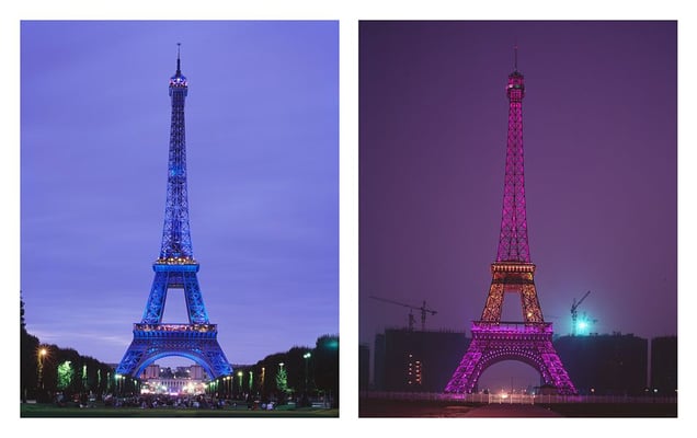 From the series "The eiffel tower(s)" Paris, France / Hangzhou, China