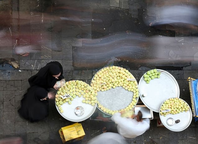 From the series, Bazaar, © Reza Golchin