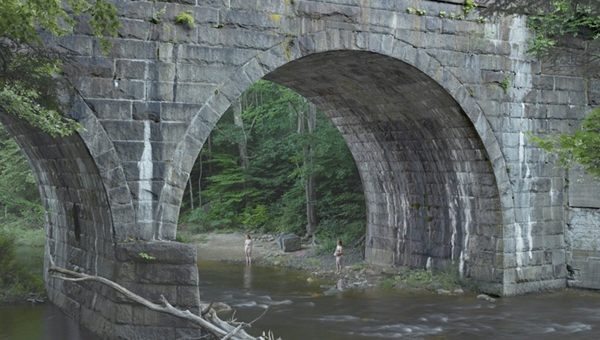 Beneath the Bridge, 2014. Digital pigment print. 37 1/2 x 50 inches. Edition of 3 plus 2 APs.