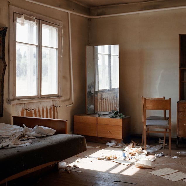 Abandoned house, Jugintai, Kėdainiai district.