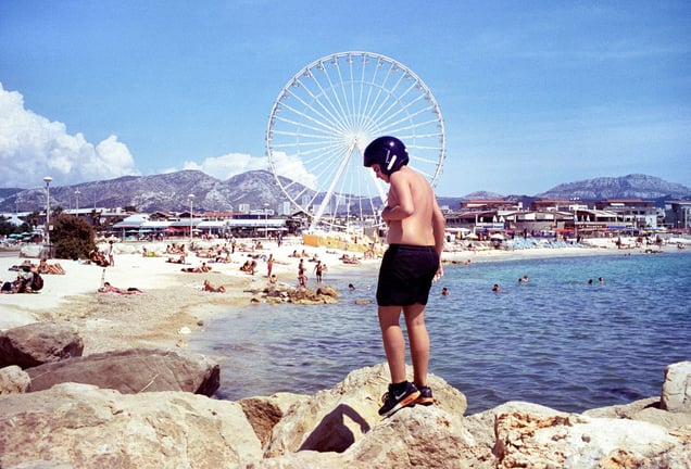 Marseille, plage du Prado
