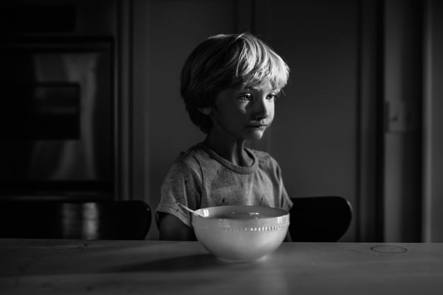 Portrait with Cereal Bowl