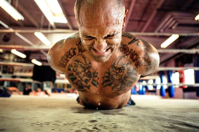 "The Fighter, The Father" is the story of Jorge Herrera's life. As a 9 year old, he fled from an abusive father and a Chilean dictatorship, to lead a troubled life in Denmark. Memory loss and injuries on the hard?trained body are starting to show after a hard lived life. © Nikolai Linares, Denmark. Shortlist, Sport, Professional Competition. 2014 Sony World Photography Awards