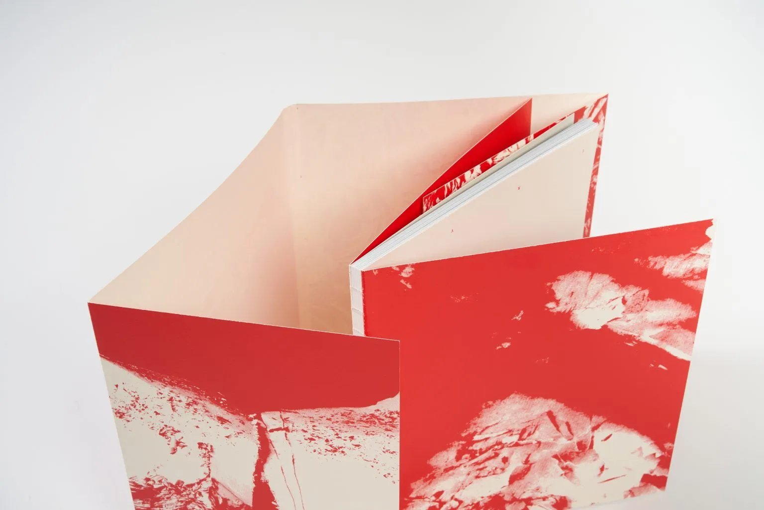 A fold-out cover for a book by Hitoshi Fugo. Courtesy of L'Artiere Edizioni.