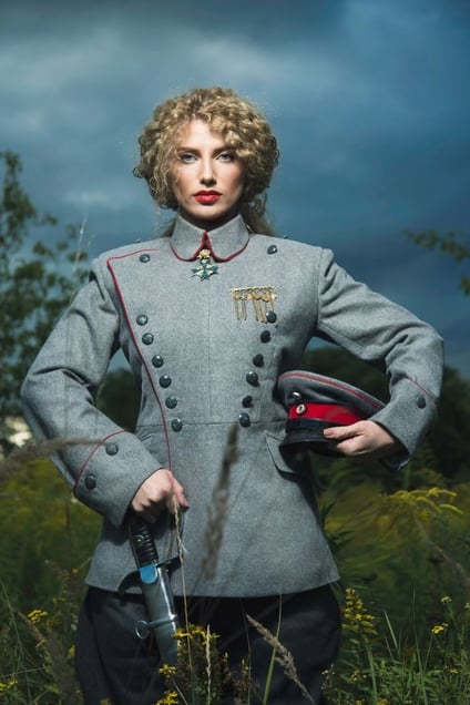 field gray WWI german officer