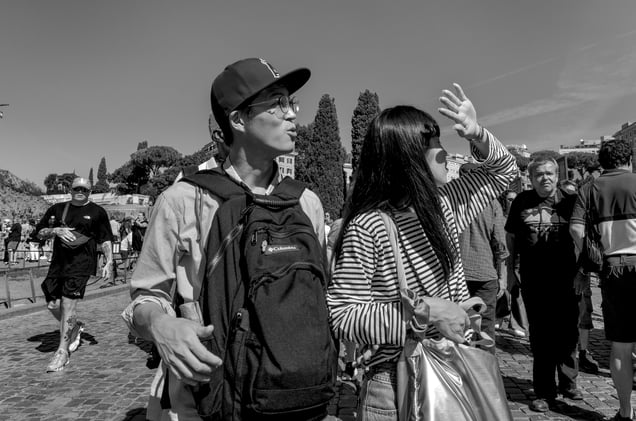 Wondering at Colosseum area
