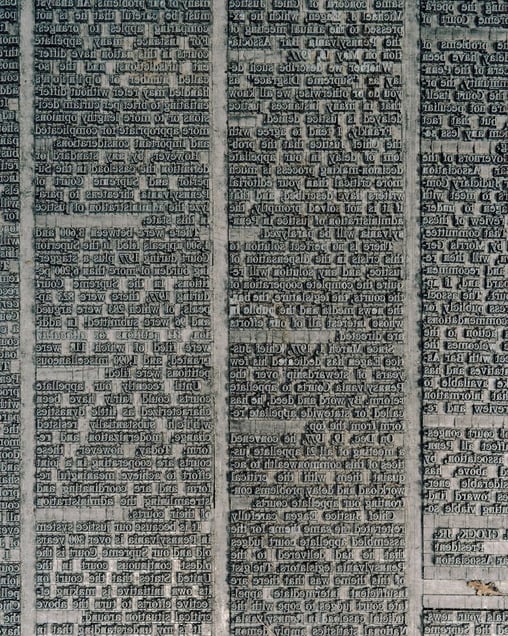 Letter Press, 1:26pm, 2012 © Will Steacy