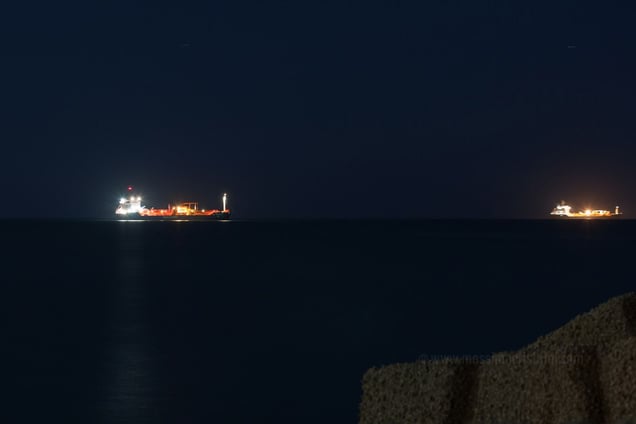 Oil Tankers offshore Gela © Massimo Cristaldi