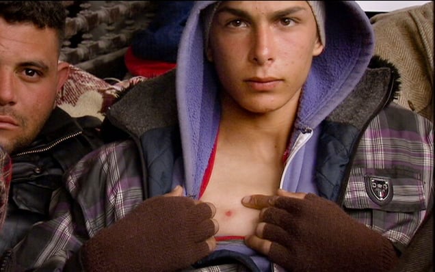 Tunis, Tunisia (2011). A young demonstrator. Pride of rebellion and of its wounds.