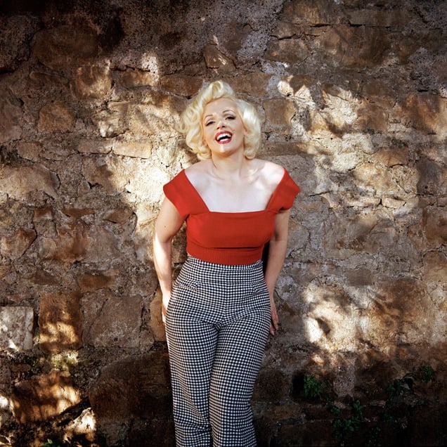 Memory as Marilyn Monroe, Rome, Italy, 2014.