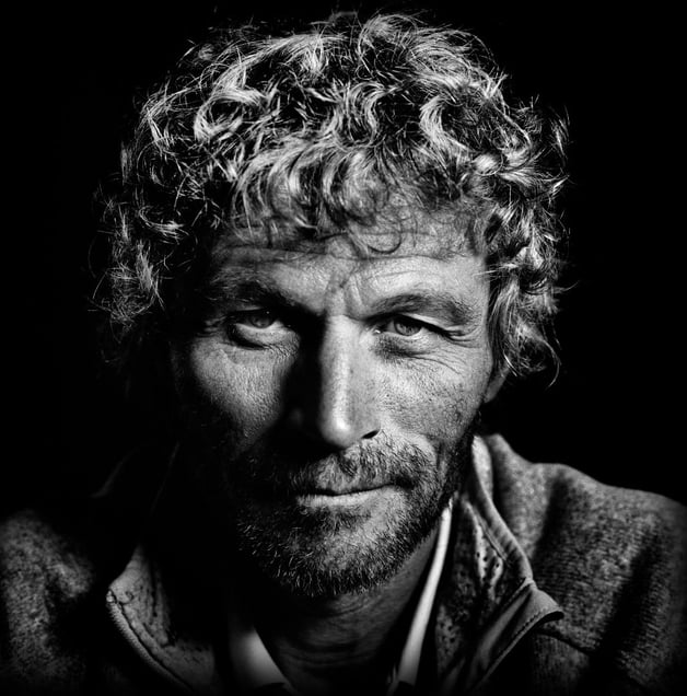 Bernard Stamm, from the series "Blue Eyes, Portraits of Navigators" © Maud Bernos