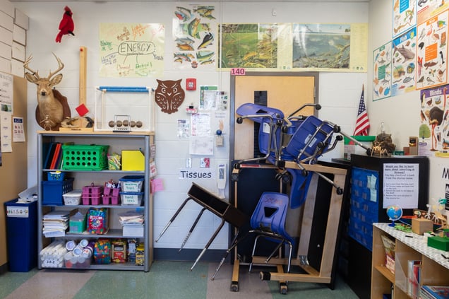 Barricade - Elementary School Science Classroom