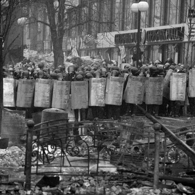 Ukraine Revolution, Kiev, February 2014 © Alfred Yaghobzadeh